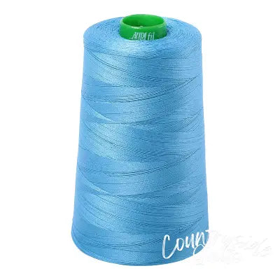 Mako Cotton Embroidery Thread 40wt 5140yds Bright Teal