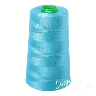Mako Cotton Embroidery Thread 40wt 5140yds Bright Turquoise