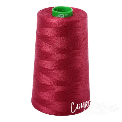 Mako Cotton Embroidery Thread 40wt 5140yds Burgundy