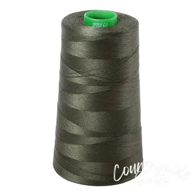 Mako Cotton Embroidery Thread 40wt 5140yds Dark Green