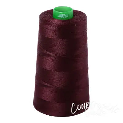 Mako Cotton Embroidery Thread 40wt 5140yds Dark Wine