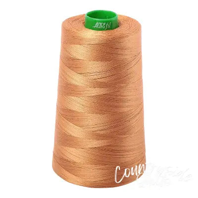 Mako Cotton Embroidery Thread 40wt 5140yds Golden Toast