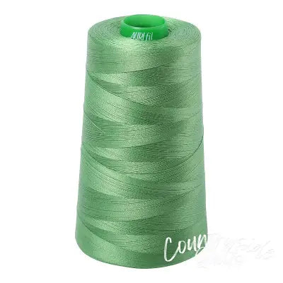 Mako Cotton Embroidery Thread 40wt 5140yds Green Yellow