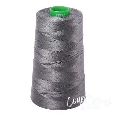 Mako Cotton Embroidery Thread 40wt 5140yds Grey Smoke