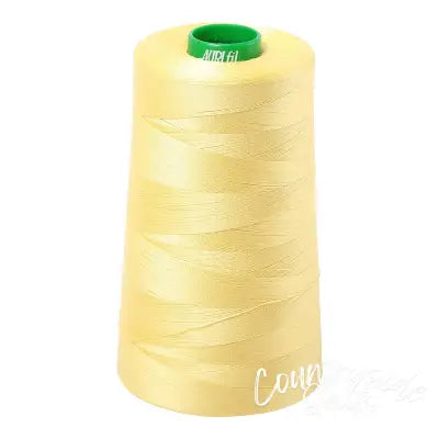 Mako Cotton Embroidery Thread 40wt 5140yds Lemon