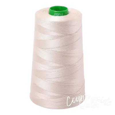 Mako Cotton Embroidery Thread 40wt 5140yds Light Beige