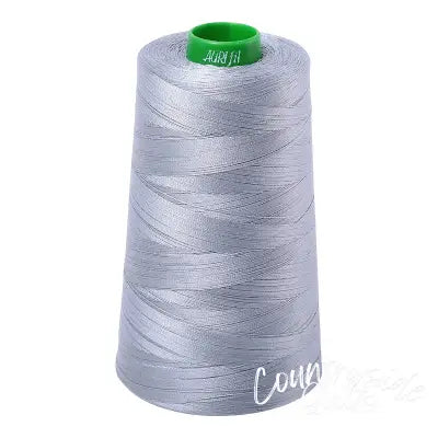 Mako Cotton Embroidery Thread 40wt 5140yds Light Blue Grey