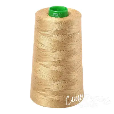 Mako Cotton Embroidery Thread 40wt 5140yds Light Brass