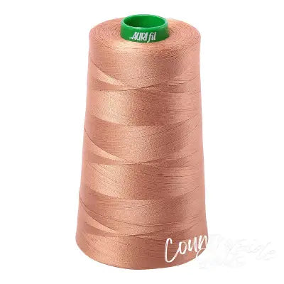 Mako Cotton Embroidery Thread 40wt 5140yds Light Chestnut