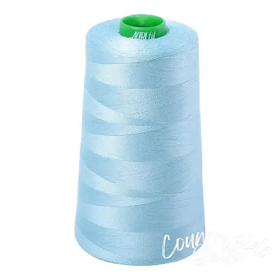 Mako Cotton Embroidery Thread 40wt 5140yds Light Grey Turquoise