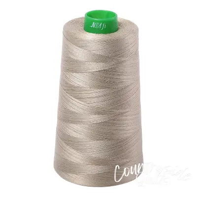 Mako Cotton Embroidery Thread 40wt 5140yds Light Kahki Green