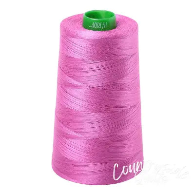Mako Cotton Embroidery Thread 40wt 5140yds Light Magenta