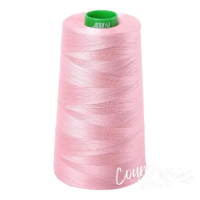 Mako Cotton Embroidery Thread 40wt 5140yds Light Peony
