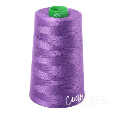Mako Cotton Embroidery Thread 40wt 5140yds Medium Lavender