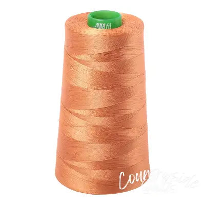 Mako Cotton Embroidery Thread 40wt 5140yds Medium Orange