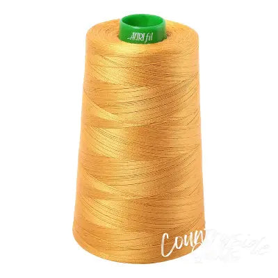 Mako Cotton Embroidery Thread 40wt 5140yds Orange Mustard