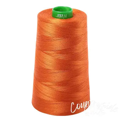 Mako Cotton Embroidery Thread 40wt 5140yds Orange