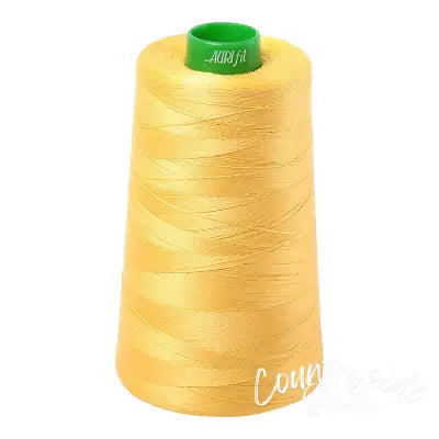 Mako Cotton Embroidery Thread 40wt 5140yds Pale Yellow