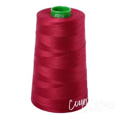 Mako Cotton Embroidery Thread 40wt 5140yds Red Wine