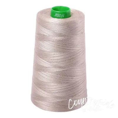 Mako Cotton Embroidery Thread 40wt 5140yds Rope Beige