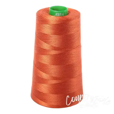 Mako Cotton Embroidery Thread 40wt 5140yds Rusty Orange