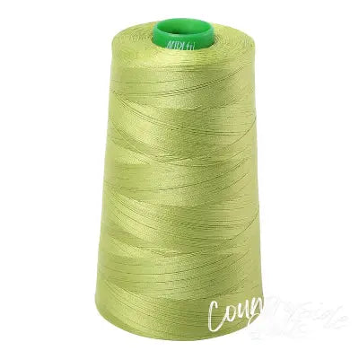 Mako Cotton Embroidery Thread 40wt 5140yds Spring Green