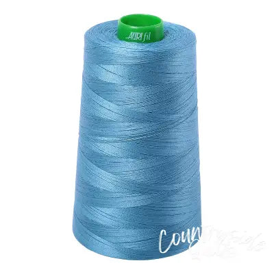 Mako Cotton Embroidery Thread 40wt 5140yds Teal
