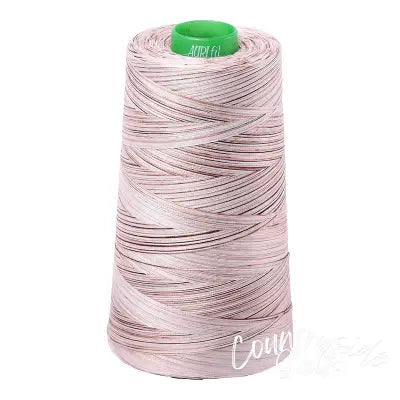 Mako Cotton Embroidery Thread 40wt 5140yds Variegated Biscotti