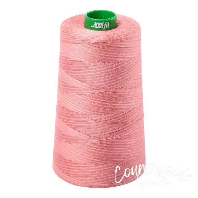 Mako Cotton Embroidery Thread 40wt 5140yds Variegated Flamingo