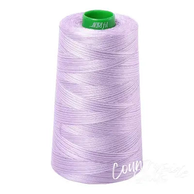 Mako Cotton Embroidery Thread 40wt 5140yds Variegated Fresh Lilac