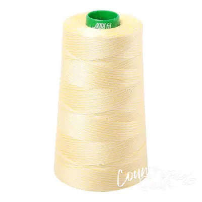 Mako Cotton Embroidery Thread 40wt 5140yds Variegated Lemon Ice