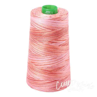 Mako Cotton Embroidery Thread 40wt 5140yds Variegated Mango Mist