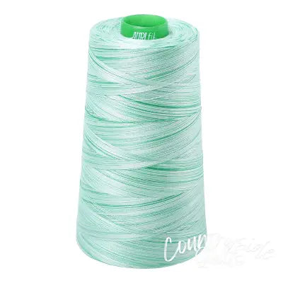 Mako Cotton Embroidery Thread 40wt 5140yds Variegated Mint Julep