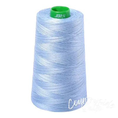 Mako Cotton Embroidery Thread 40wt 5140yds Variegated Stone Washed Denim
