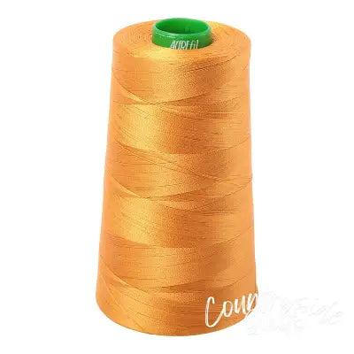 Mako Cotton Embroidery Thread 40wt 5140yds Yellow Orange