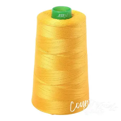 Mako Cotton Embroidery Thread 40wt 5140yds Yellow