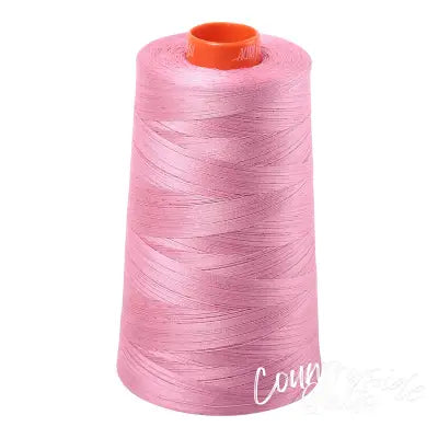 Mako Cotton Embroidery Thread 50wt 6452yds Antique Rose