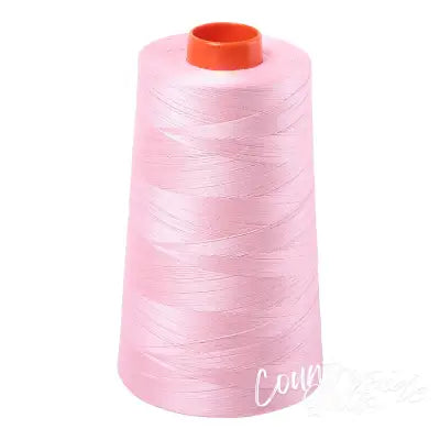 Mako Cotton Embroidery Thread 50wt 6452yds Baby Pink