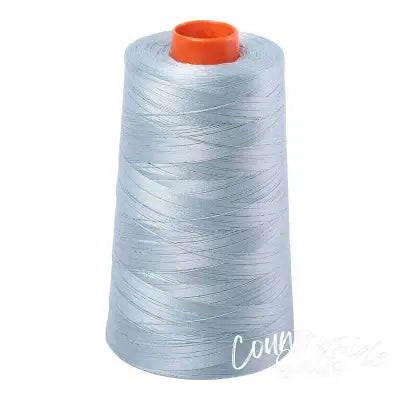 Mako Cotton Embroidery Thread 50wt 6452yds Bright Grey Blue