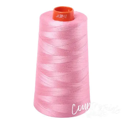 Mako Cotton Embroidery Thread 50wt 6452yds Bright Pink