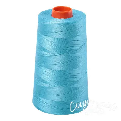 Mako Cotton Embroidery Thread 50wt 6452yds Bright Turquoise