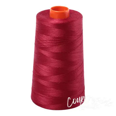 Mako Cotton Embroidery Thread 50wt 6452yds Burgundy