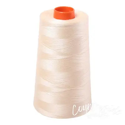 Mako Cotton Embroidery Thread 50wt 6452yds Butter