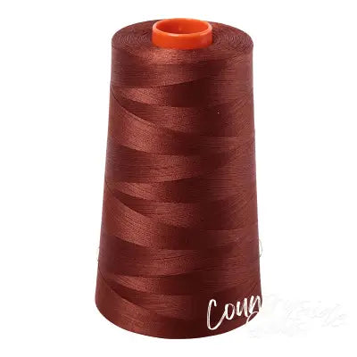Mako Cotton Embroidery Thread 50wt 6452yds Copper Brown