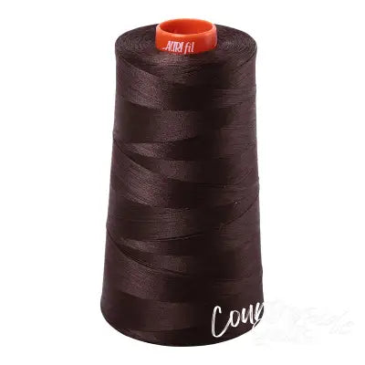 Mako Cotton Embroidery Thread 50wt 6452yds Dark Brown