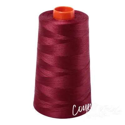 Mako Cotton Embroidery Thread 50wt 6452yds Dark Carmine Red