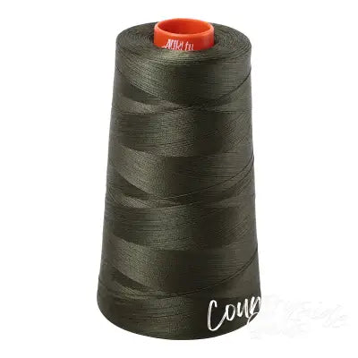 Mako Cotton Embroidery Thread 50wt 6452yds Dark Green