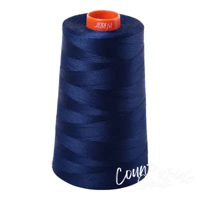 Mako Cotton Embroidery Thread 50wt 6452yds Dark Navy