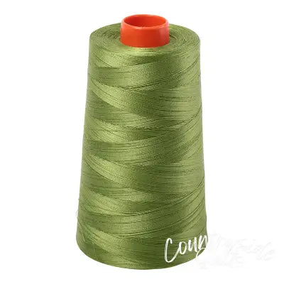 Mako Cotton Embroidery Thread 50wt 6452yds Fern Green
