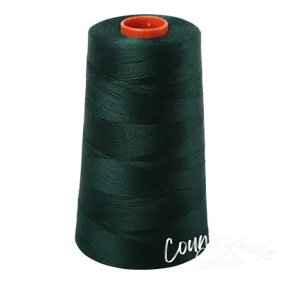 Mako Cotton Embroidery Thread 50wt 6452yds Forest Green